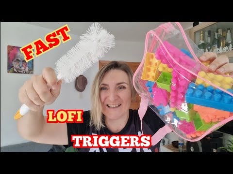 ASMR FAST AGGRESSIVE LOFI TINGLES TRIGGERS  #asmr #lofi #tingles #fast #relax