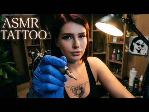 ASMR Tattoo Artist Gives You a Tattoo 🖊️💤 (Personal Attention)
