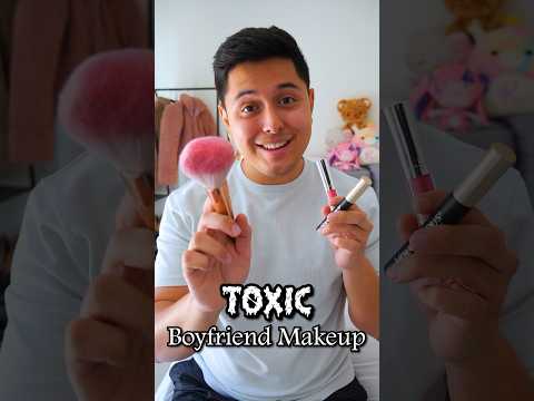 TOXIC Boyfriend Does Your Makeup 💄 | #ASMR #shorts