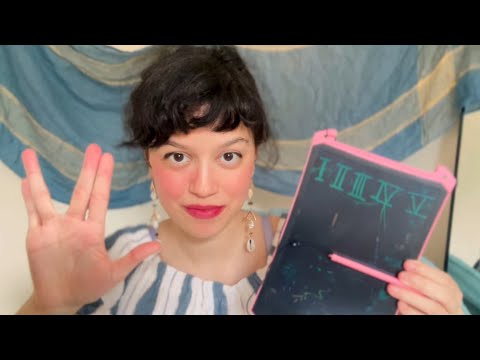 ASMR • Greek Math Tutor Teaches You Roman Numerals