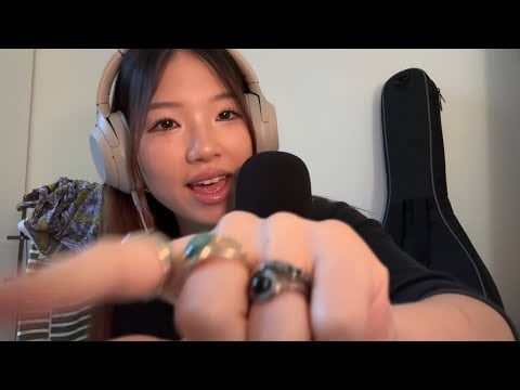 my second time trying asmr… (testing blue yeti mic settings, trigger words, mic scratching, etc.) ☕️