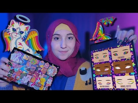 ASMR Doing Your Lisa Frank Makeup