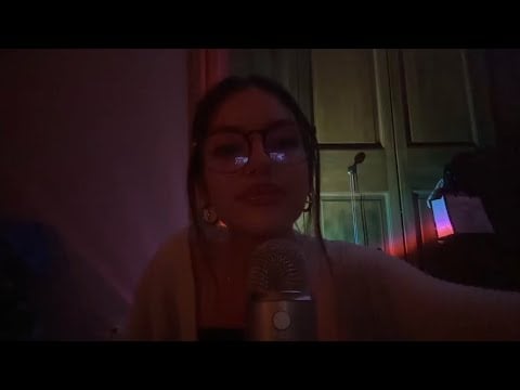 Asmr | Spanish teacher roleplay, teaching you numbers, colors and letters ✏️📚
