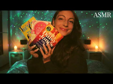 Book ASMR | Relaxing Whispered Rambling with Tingly Book Triggers (Tapping, Gripping, Tracing)📚