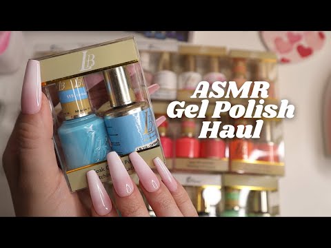 ASMR Gel Polish Unboxing & Haul 💅🏼 | Packaging Sounds & Swatches