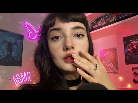 ASMR BEM DE PERTINHO: SPIT PAINTING (100% sons de boca para te arrepiar)