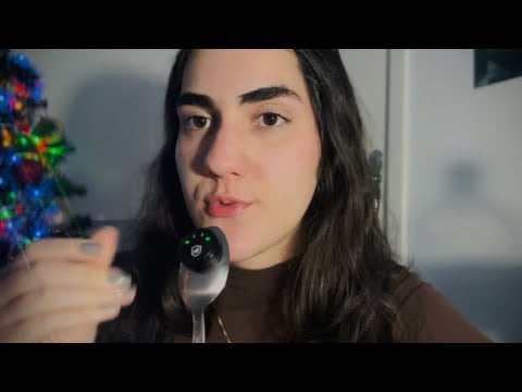 ASMR testando MICROFONE novo com sons para você relaxar😴