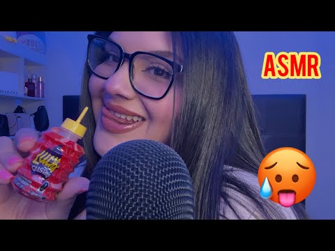 ASMR COMIENDO GOMITAS Y CHAMOY 😋 MUKBANG | Mouth Sounds 