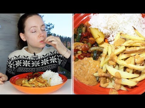 ASMR Eating Sounds | In-N-Out Animal Style Fries | Teriyaki Vegetable Wok | Mukbang 먹방