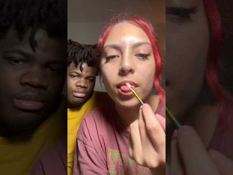 ASMR with my bf #asmr #visualtingle #asmrmouthsounds #explore