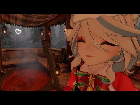 ASMR |Writing a Christmas wishlist with Furina!!❤️🎄|VRCHAT ASMR ROLEPLAY