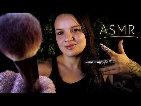 ASMR Touching Your Face with DIFFERENT Tools 🫵🏻 | Super Tingly Face Touching