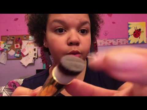 ASMR- brushing your face pt.2