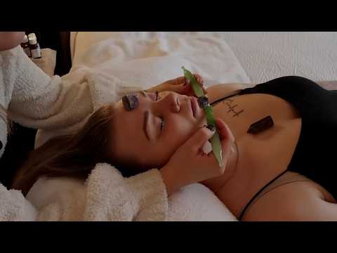 ASMR | Long Gemstone Facials Strange Healing Treatment that Relaxes Every Muscle