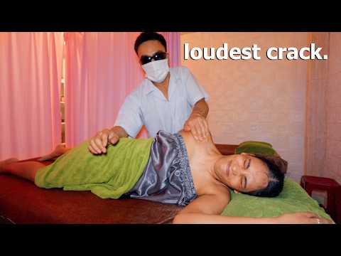 ASMR: BLIND Massage Boss Goes CRAZY on My Back! | Back Cracking + Deep Pressure
