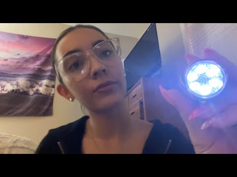 ASMR: cranial nerve exam pt 2 (scent test, flashlight, gloves) 🫶👩🏻‍⚕️ ~ soft spoken, lofi