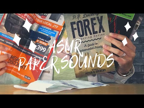 ASMR PAGE TURNING | PAPER CRINKLES | PAGE RIPPING (No talking)