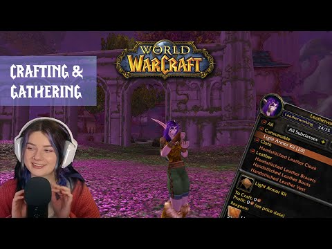 ASMR ~ Relaxing Gathering & Crafting in Classic World of Warcraft 🧵 Whispered