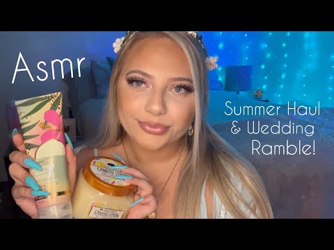 Asmr Summer Haul & Wedding Ramble!💍👰🏼‍♀️