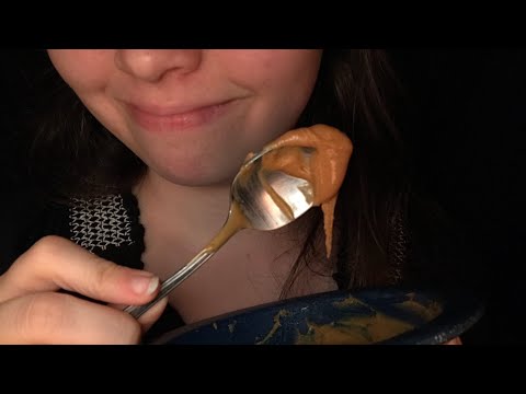 ASMR: Eating Peanut Butter 🥜🥜