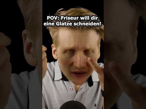 ASMR - POV: Friseur wil dir eine Glatze schneiden! #shorts #asmr #roleplay #deutscheasmr