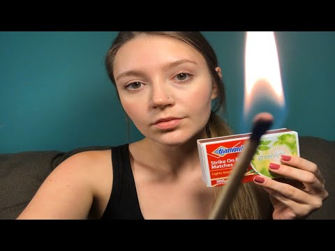 ASMR Tapping, Match lighting, Crinkles + More!