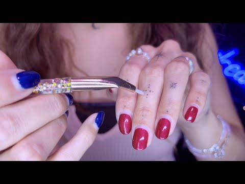 ASMR TATTOO TOUR - Tracing & Story (very personal) German/Deutsch