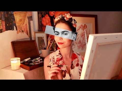 Asmr Français 💐 LA PETITE FRIDA 🎨 réalise ton portrait