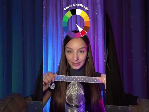 Color challenge ❤️🧡💛💙💚 #asmr #visualtingle #asmrtriggers #relax