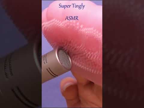 ASMR Ear to Ear Mic Scratching with Silicone ❤️ #shorts #asmr