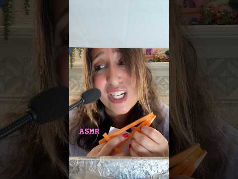 ASMR Finger Painting (bonus gum chewing/ Layered Sounds) *mean girl edition #asmr #shorts #fyp