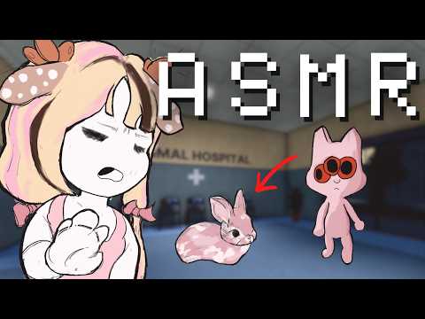 ASMR ROBLOX ♡ secretary night shifts at the animal hospital 𐙚 ‧₊˚ ⋅ (whispering, brown noise)