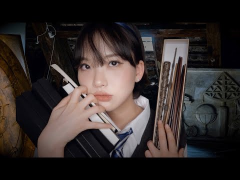 ASMR ⚡ 해리포터 덕후의 소품 소개와 탭핑 | Harry potter Props Whispering & Tapping ASMR ⚡