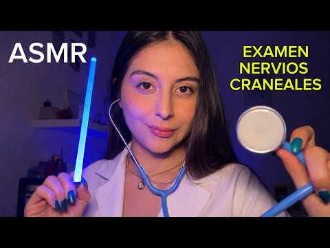 ASMR EXAMEN DE NERVIOS CRANEALES 🧠 ROLEPLAY MÉDICO 