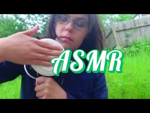 ASMR Cupping with the 3DIO and Other Relaxing Triggers in my Garden