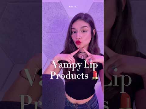 Favorite Vampy Lipsticks 🖤ASMR🖤 ~Lipstick Swatches~