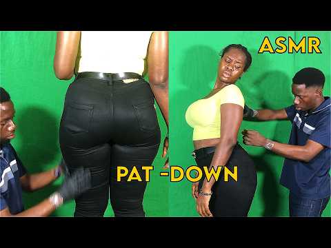 ASMR TSA Security Check -  ASMR Fast & Aggressive Tickling Full Body TSA Pat Down | Unintentional