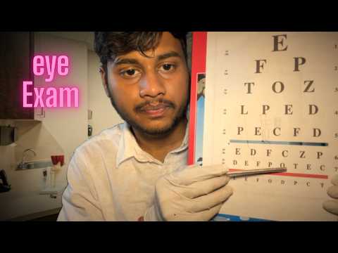 ASMR Relaxing Cranial Nerve Exam Personal Attention for Deep Sleep