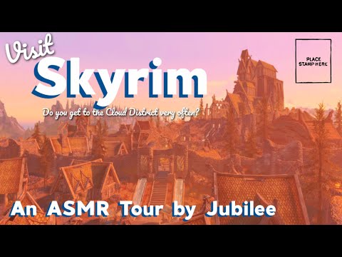ASMR | I give you a PERSONAL tour of Skyrim! | 3D soft spoken roleplay