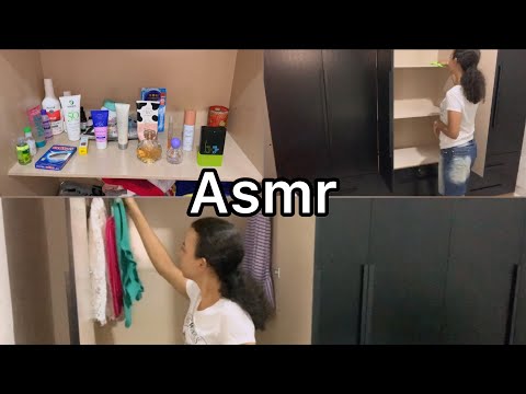 ASMR/ TOUR E ORGANIZAÇÃO DO GUARDA ROUPA NOVO 😍🥳