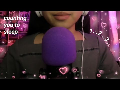 asmr counting you to sleep