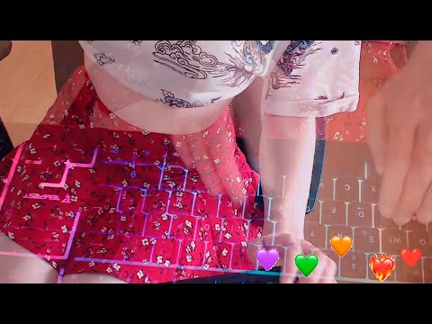 ASMR ⌨️Sonido de TECLADO🌹 Para DORMIR, ESTUDIAR, RELAJARSE 🌹