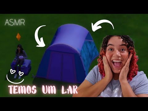 Temos uma BARRACA para DORMIR 😴 | EP 1 The Sims 4 Do Lixo ao Luxo | ASMR JOGANDO 🎮