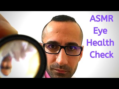 ASMR Doctor Checks Eye Health ROLE PLAY