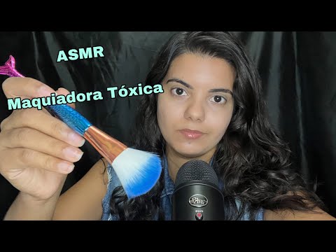 [ASMR] Maquiadora Tóxica te maquiando para festa - Roleplay