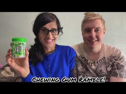 ASMR Gum Chewing Whisper Ramble ( With my Husband)
