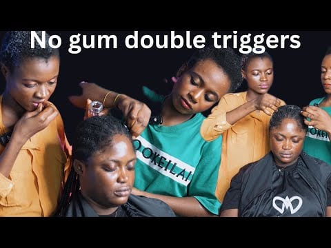 ASMR ✨ ULTIMATE VITAMIN E CAPSULE SCALP MASSAGE NO GUM DOUBLE TRIGGERS, FOR DEEP SLEEP.