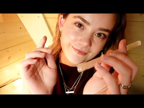 ASMR REIKI Chakra Energy Cleanse ✨ Roleplay | Soft Spoken & Whisper, Hand Movements, Flower Sounds