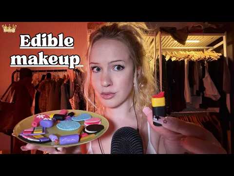 Doing your EDIBLE makeup 🍽️💄| Tingle Master ASMR