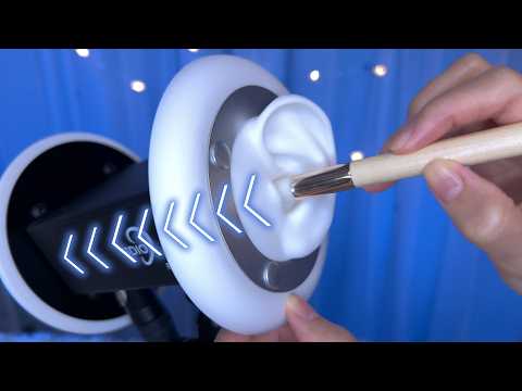 ASMR  Brain Penetrating Ear Cleaning for Deep Sleep (No Talking) 3Dio / 貫通耳かき
